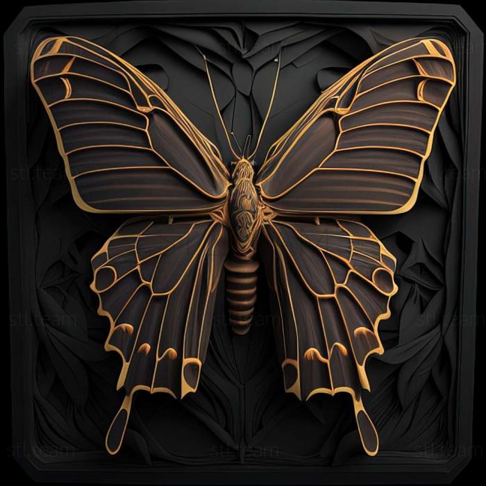 3D модель Ornithoptera aesacus (STL)